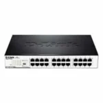 D-Link 24 port 10/100Mbps Unmanaged Switch (Metal casing) UK power plug – DES-1024D