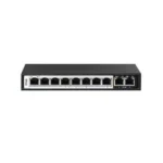 D-link DES-F1010P-E 10 Ports PoE Switch with 8 Long Reach 250m PoE Ports and 2 Uplink Ports