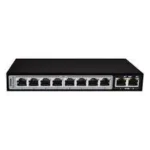 D-link DGS-F1010P-E 250M 10-Port 1000Mbps Switch with 8 PoE Ports and 2 Uplink Ports