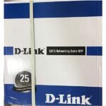 D-Link Cat6 UTP 23 AWG PE, Outdoor Cable- 305m/Roll - Black Colour, NCB-C6UOBLR-305