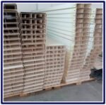 250mm x 50mm x 2.4M Three compartment Metallic Trunking, (10"x2")