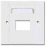 Siemon Cat 6 Single Face Plates with Module